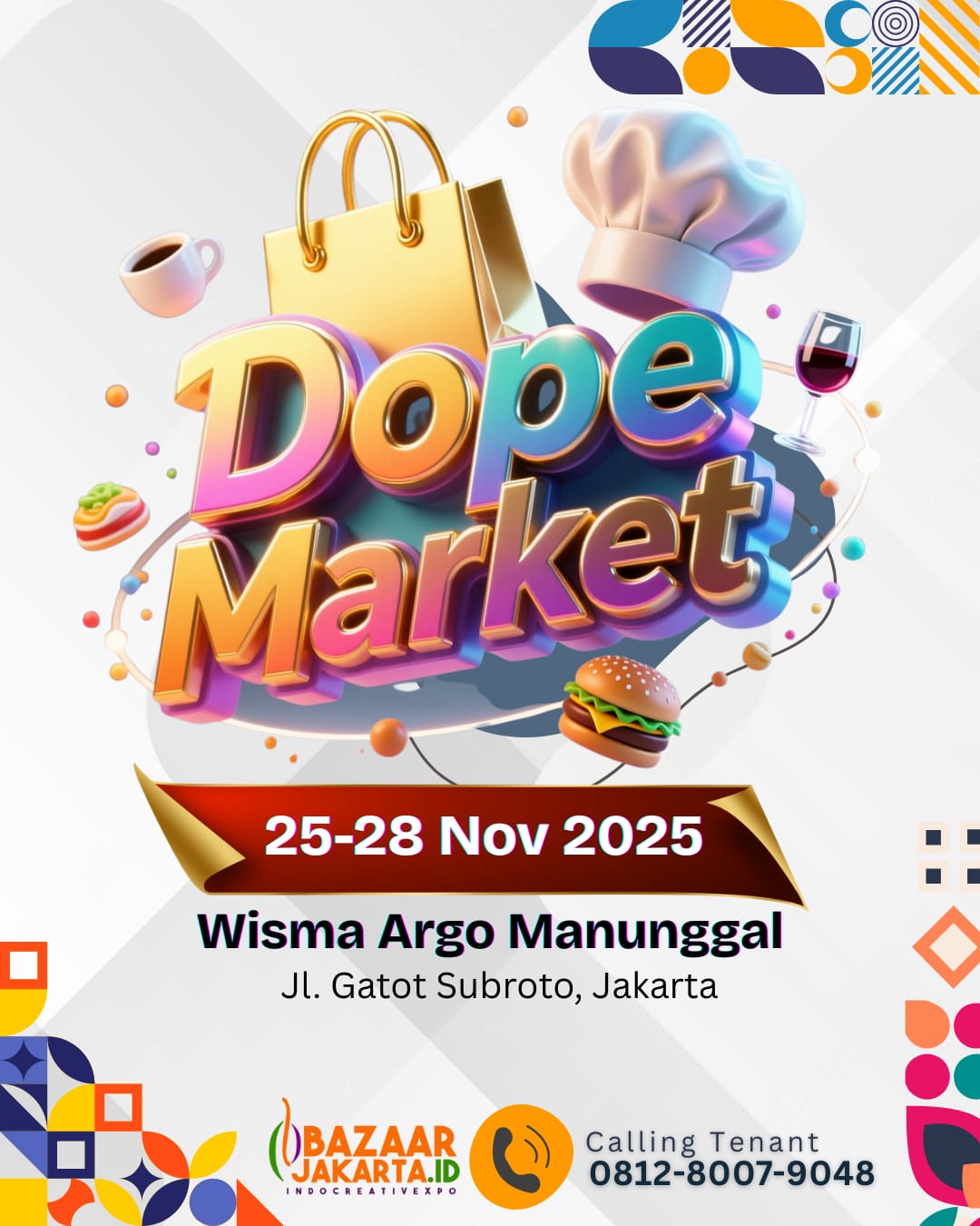 DOPE MARKER: Bazaar Eksklusif di Wisma Argo Manunggal