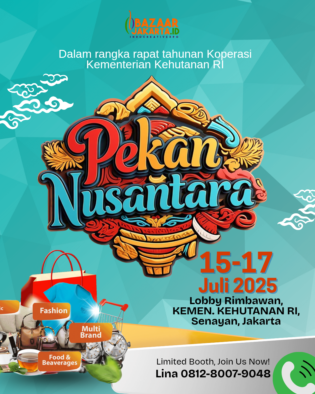 Pekan Nusantara 2025: Momentum Kolaborasi UMKM & Sponsor di Rakor Koperasi Kementerian Kehutanan RI